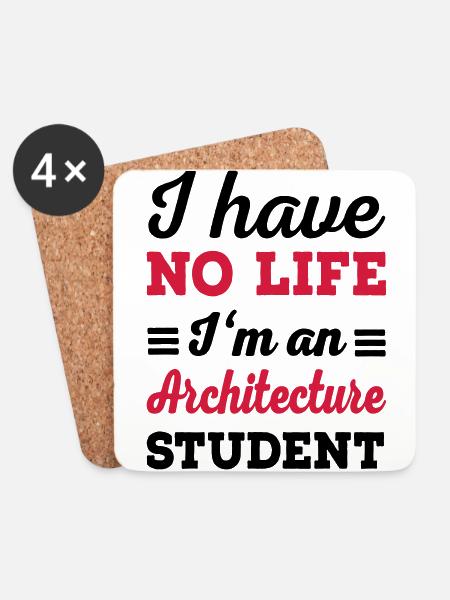 architecture - Coasters (set of 4) - white