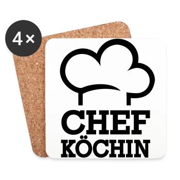 manager - Coasters (set of 4) - white - Front