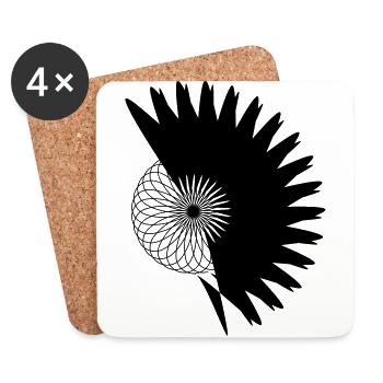 irow - Dessous de verre (lot de 4) - blanc - Devant