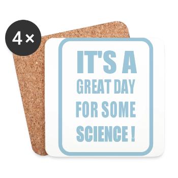 Science Day - Coasters (set of 4) - white - Front