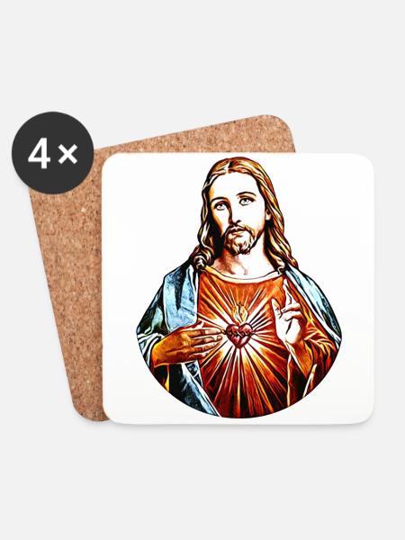 Dein Jesus Christus * Jesus Christ Superstar - Untersetzer (4er-Set) - Weiß