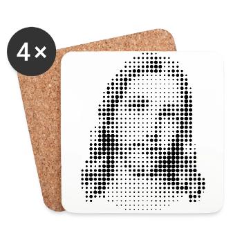 jesus - Coasters (set of 4) - white - Front