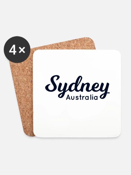 Sydney - Untersetzer (4er-Set) - Weiß