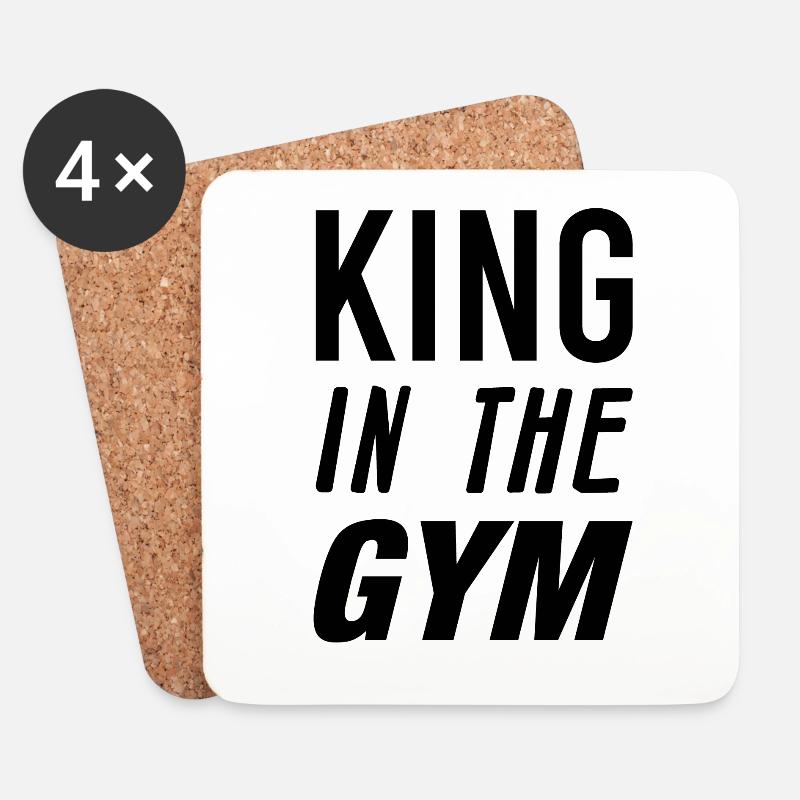 gym - Untersetzer (4er-Set) - Weiß