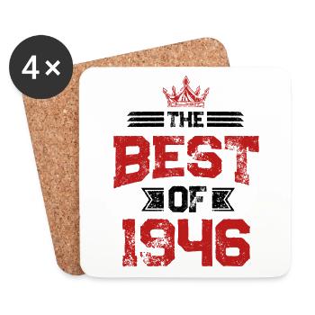1946 best of - Coasters (set of 4) - white - Front