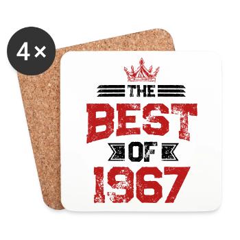 1967 best of - Dessous de verre (lot de 4) - blanc - Devant