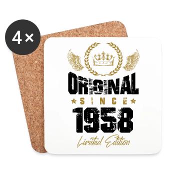 1958 limited edition - Untersetzer (4er-Set) - Weiß - Vorne