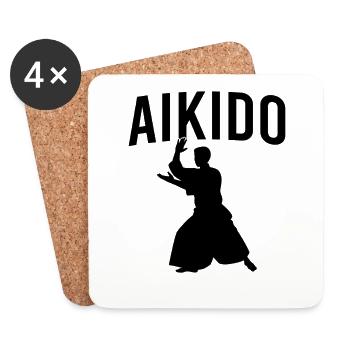 Aikido - Coasters (set of 4) - white - Front