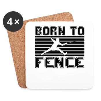 Fencing - Coasters (set of 4) - white - Front