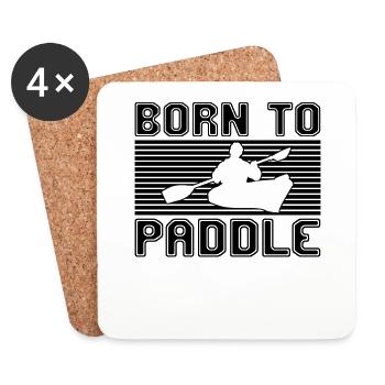 Canoeing - Coasters (set of 4) - white - Front
