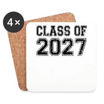 Class Of 2027 - Coasters (set of 4) - white - Front