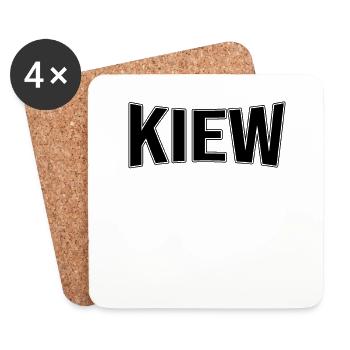 Kiew - Untersetzer (4er-Set) - Weiß - Vorne