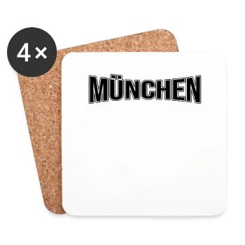 Munich - Coasters (set of 4) - white - Front