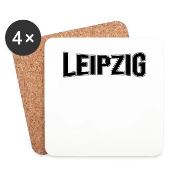 Leipzig - Untersetzer (4er-Set) - Weiß - Vorne