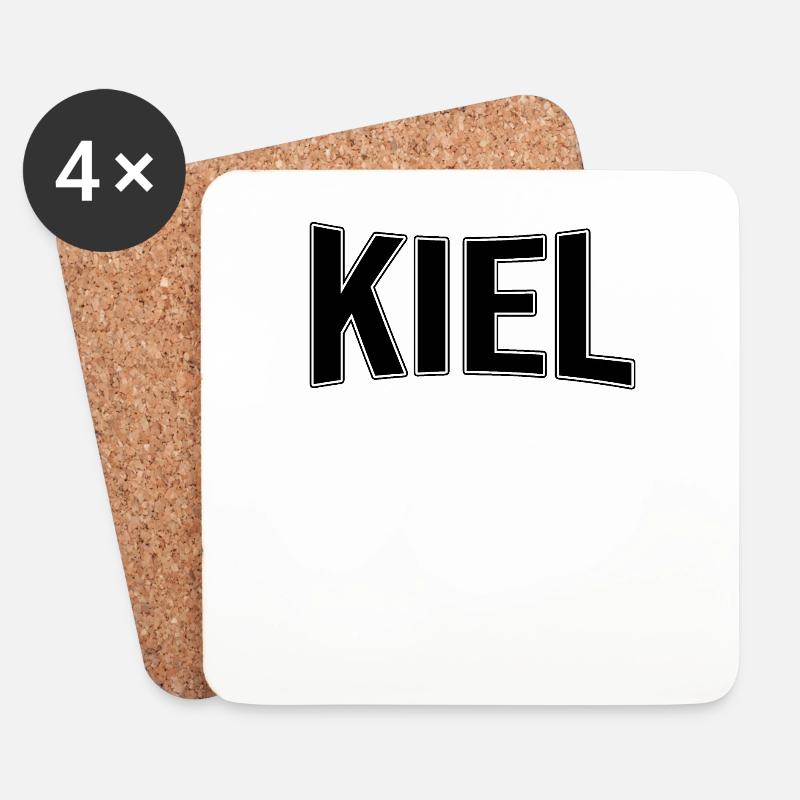 Kiel - Untersetzer (4er-Set) - Weiß