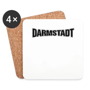 Darmstadt - Dessous de verre (lot de 4) - blanc - Devant