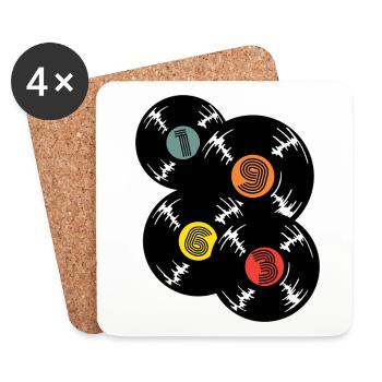 1963 Retro - Coasters (set of 4) - white - Front