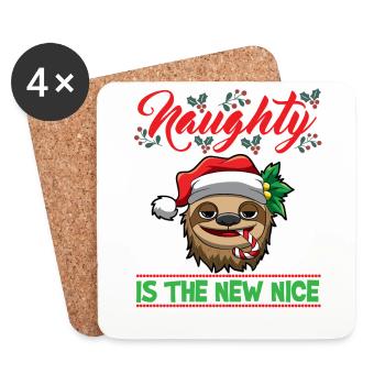 Coquin est le nouveau Noël de Noël Nice - Dessous de verre (lot de 4) - blanc - Devant