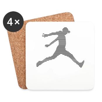 Parkour - Coasters (set of 4) - white - Front
