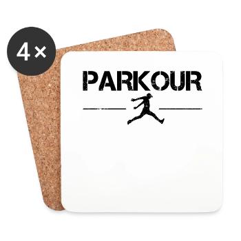 Parkour - Coasters (set of 4) - white - Front