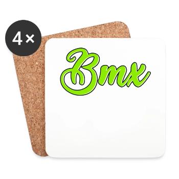 BMX - Untersetzer (4er-Set) - Weiß - Vorne