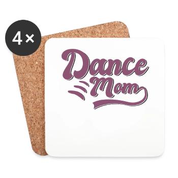 Cadeau Dancing Mama - Dessous de verre (lot de 4) - blanc - Devant