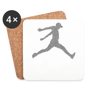 parkour - Coasters (set of 4) - white - Front