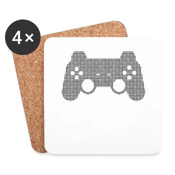 Gaming - Coasters (set of 4) - white - Front