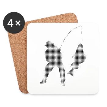 Angling - Coasters (set of 4) - white - Front