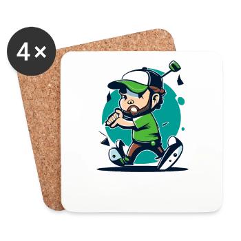 Gulf - Coasters (set of 4) - white - Front