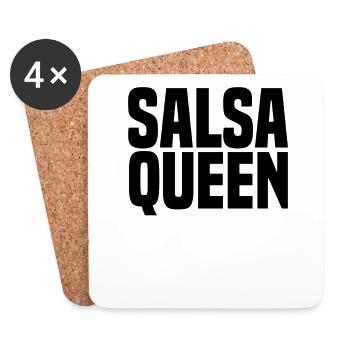 Salsa Tanzen Tanzen Musik Üben Latein - Untersetzer (4er-Set) - Weiß - Vorne