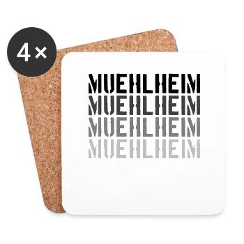 Mühlheim - Coasters (set of 4) - white - Front