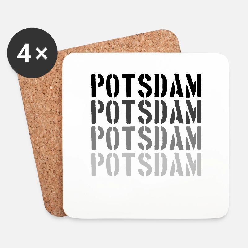 Potsdam - Untersetzer (4er-Set) - Weiß
