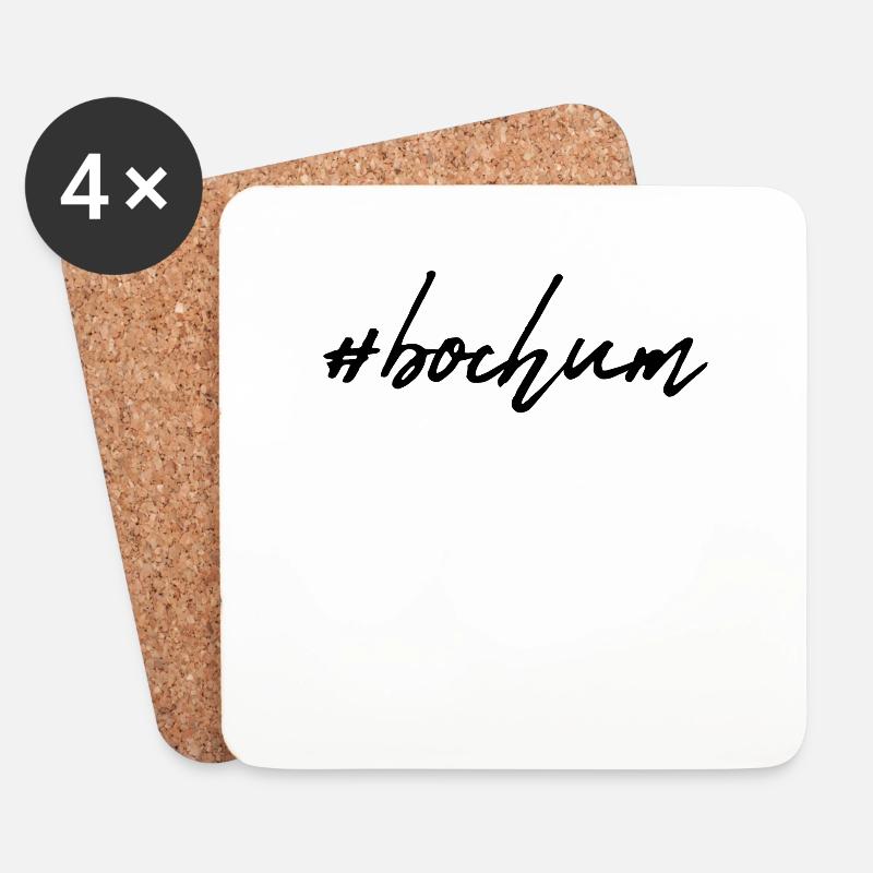 Bochum - Untersetzer (4er-Set) - Weiß