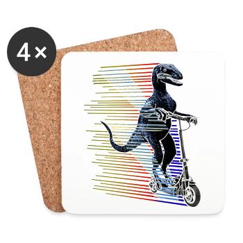 Escooter Electroroller E-Scooter Raptor Bestseller - Coasters (set of 4) - white - Front