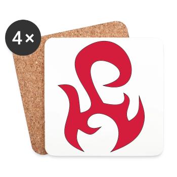 tribal - Coasters (set of 4) - white - Front