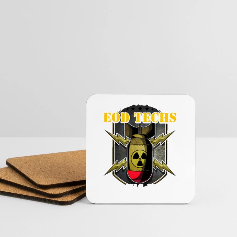 Devis sur l'élimination des explosifs EOD Tech Dessous de verre (lot de 4)