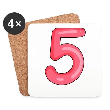 5 - Coasters (set of 4) - white - Front