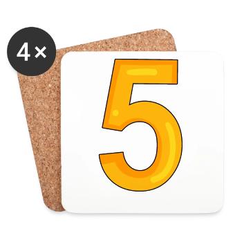 5 - Coasters (set of 4) - white - Front