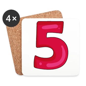 5 - Coasters (set of 4) - white - Front