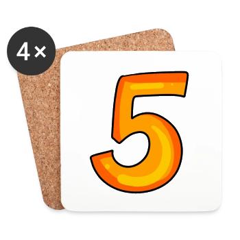 5 - Coasters (set of 4) - white - Front