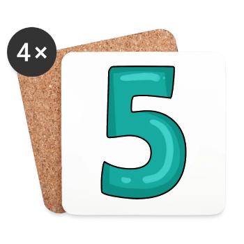 5 - Coasters (set of 4) - white - Front
