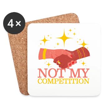 Feminist Feminism Women Empowerment Gender Girls - Coasters (set of 4) - white - Front