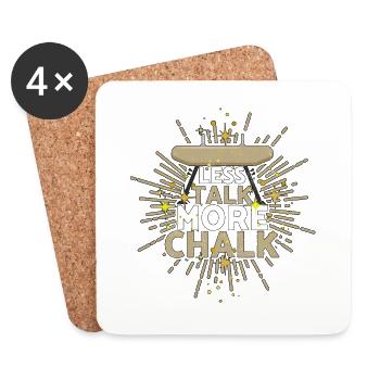 Gymnast Gymnastics Acrobatic Artistic Dance Sports - Coasters (set of 4) - white - Front