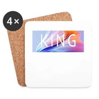 King - Style - Coasters (set of 4) - white - Front