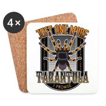 Nur noch eine Tarantel verspreche ich Tattoo Style - Untersetzer (4er-Set) - Weiß - Vorne