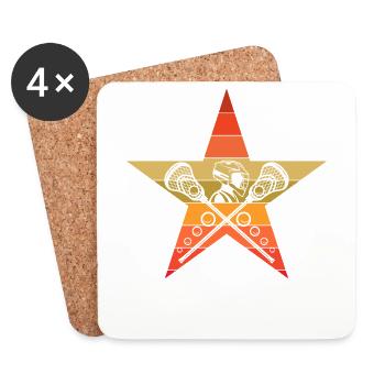 Lacrosse - Coasters (set of 4) - white - Front