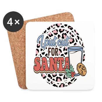 Naughty Funny Christmas - Untersetzer (4er-Set) - Weiß - Vorne