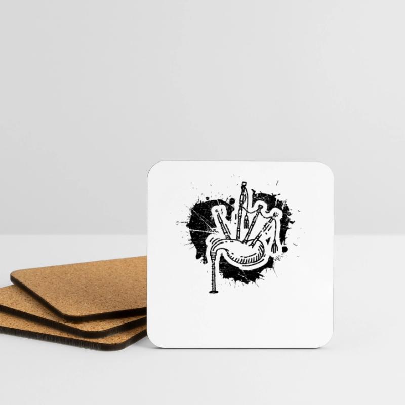 Cornemuse Cornemuse Cornemuse Dessous de verre (lot de 4)