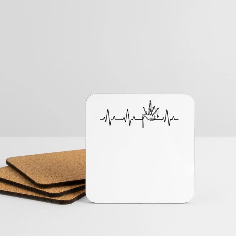 Cornemuse Cornemuse Cornemuse Dessous de verre (lot de 4)